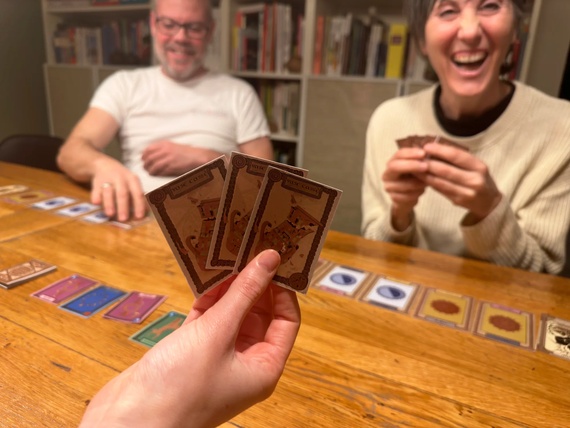 Trois cartes « Vase cassé »